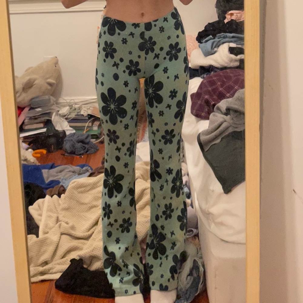Urban Floral Flare Pants